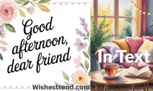 Good Afternoon Messages