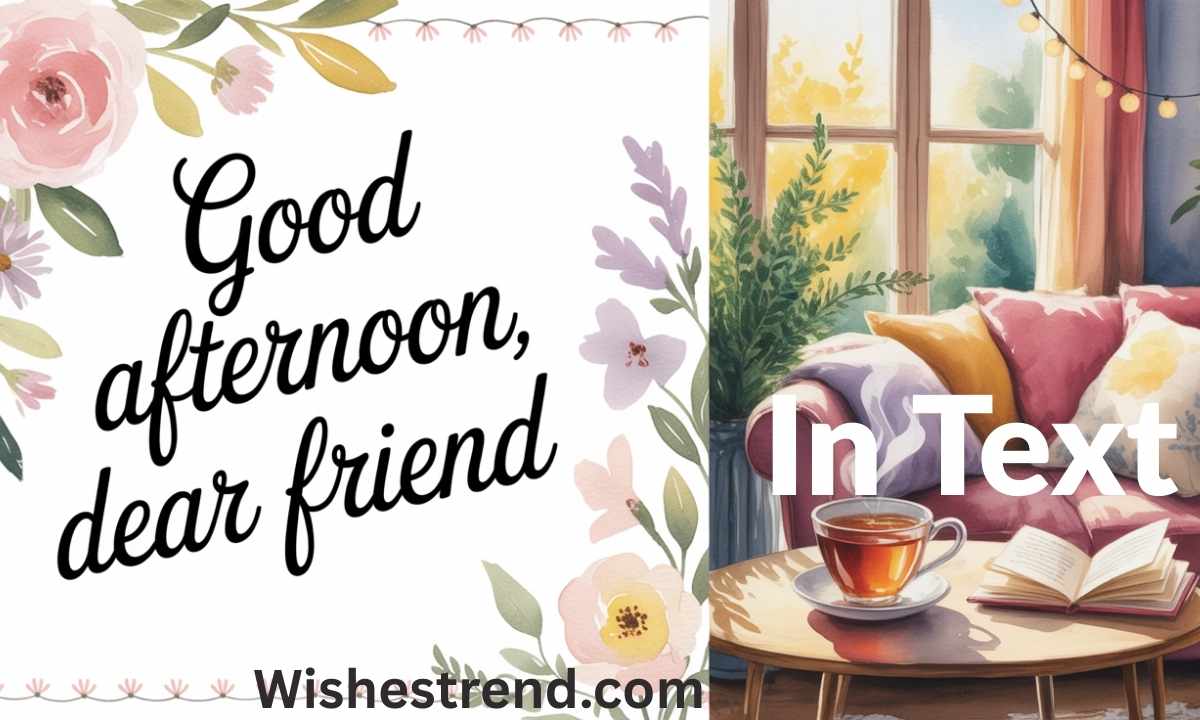 Good Afternoon Messages
