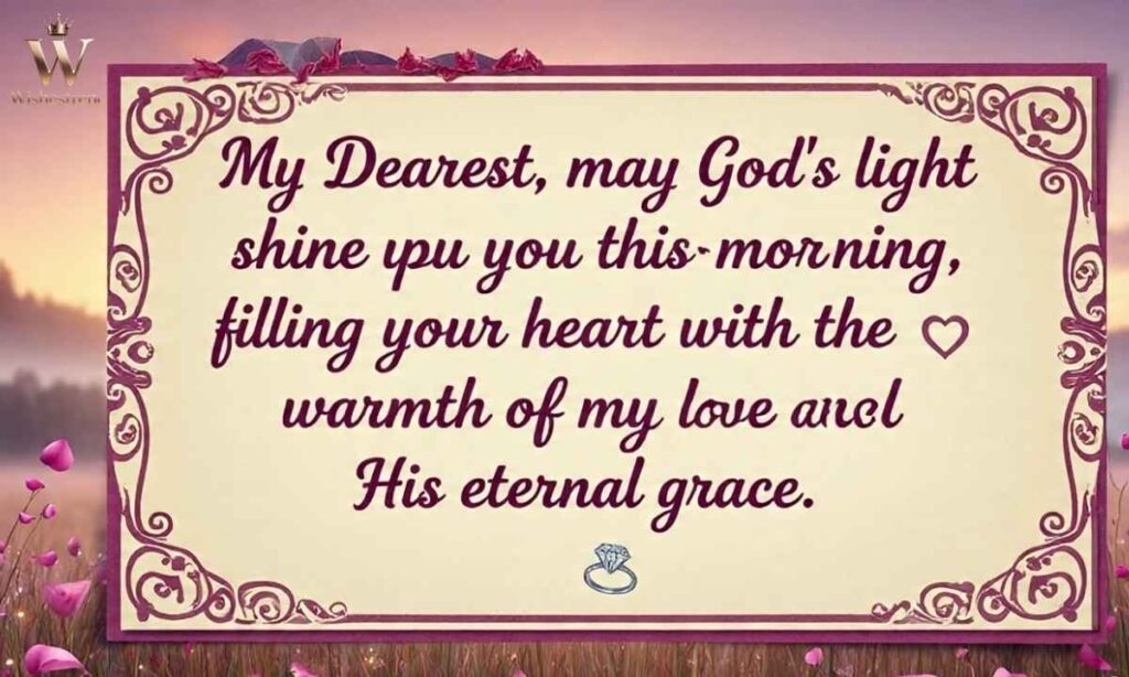 Romantic Good Morning Prayers for My Love