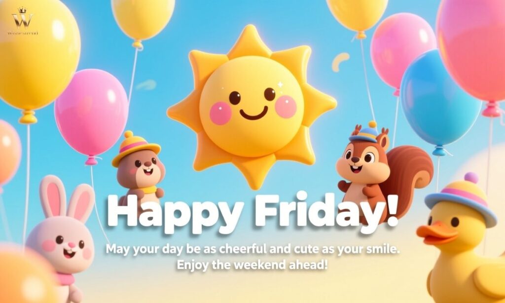 Cute Friday Wishes for a Wonderful Weekend
